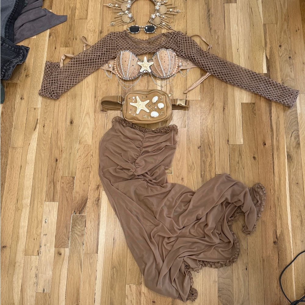 Handmade Mermaid Sea Siren Costume